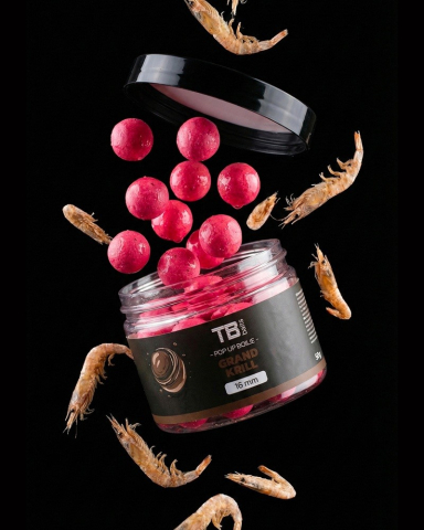 TB Baits Plávajúce Boilie Pop-Up Grand Krill + NHDC 50 g - 16 mm